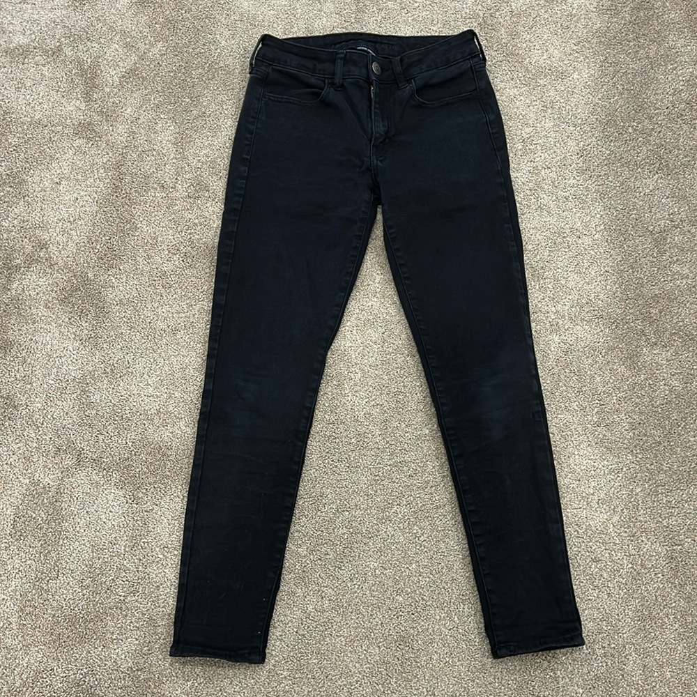 America eagle black jeggings